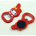 Promotional PVC Custom Shaped Bottle Openers With Magnet